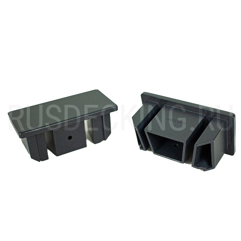 Заглушка для перил торцевая RusDecking Unodeck Графит купить в Красноярске