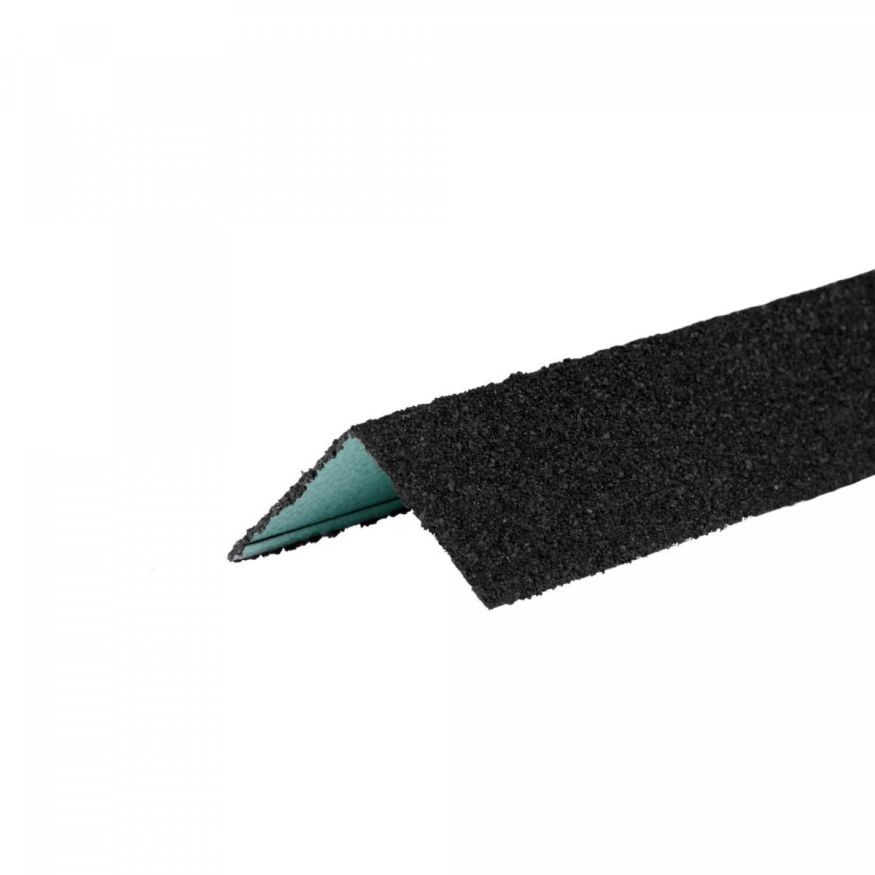 Угол металлический внешний ТЕХНОНИКОЛЬ HAUBERK, Черный купить в Красноярске