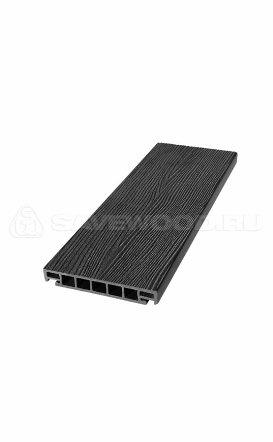 Террасная доска ДПК SaveWood, SW Salix (S) (R), Черный купить в Красноярске