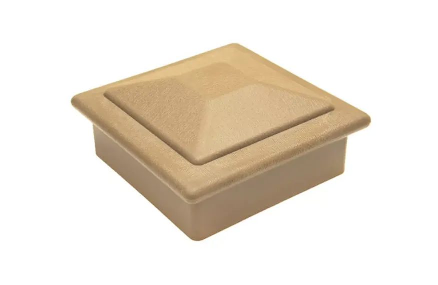 Крышка верхняя ПВХ для столба 125х125 Deckart Орех купить в Красноярске