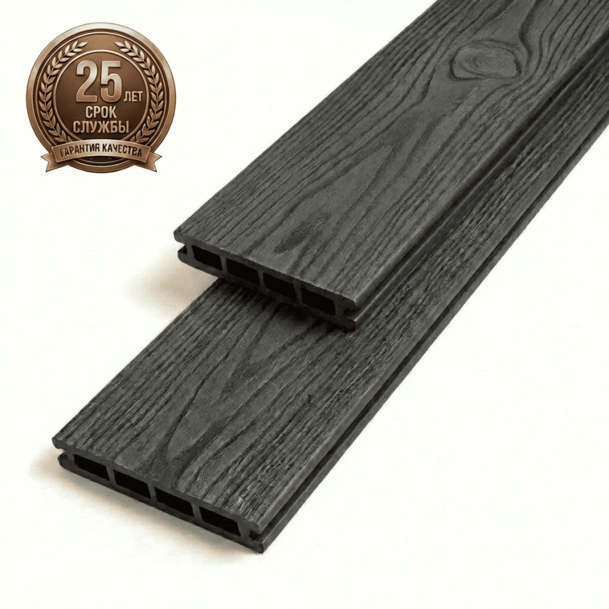 Террасная доска ДПК GardenParkett Табула, Графит купить в Красноярске