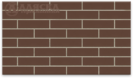 Фасадные термопанели Аляска серия Элевация 15. Braun glatt купить в Красноярске