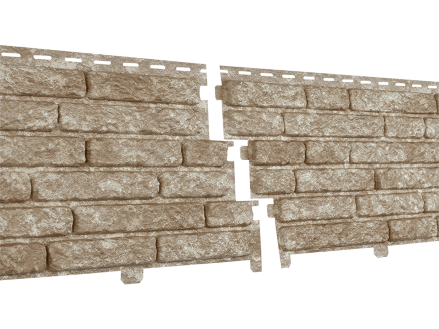Фасадные панели Ю-Пласт, Stone House Quartzite, Светлый Бежевый купить в Красноярске
