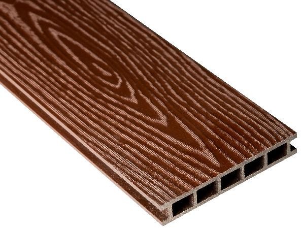 Террасная доска Faynag Premium PINO 3D в цвете Шоколад из ДПК купить в Красноярске