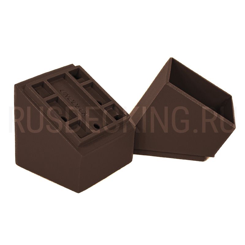 Крепление балясины наклонное RusDecking Unodeck Венге купить в Красноярске