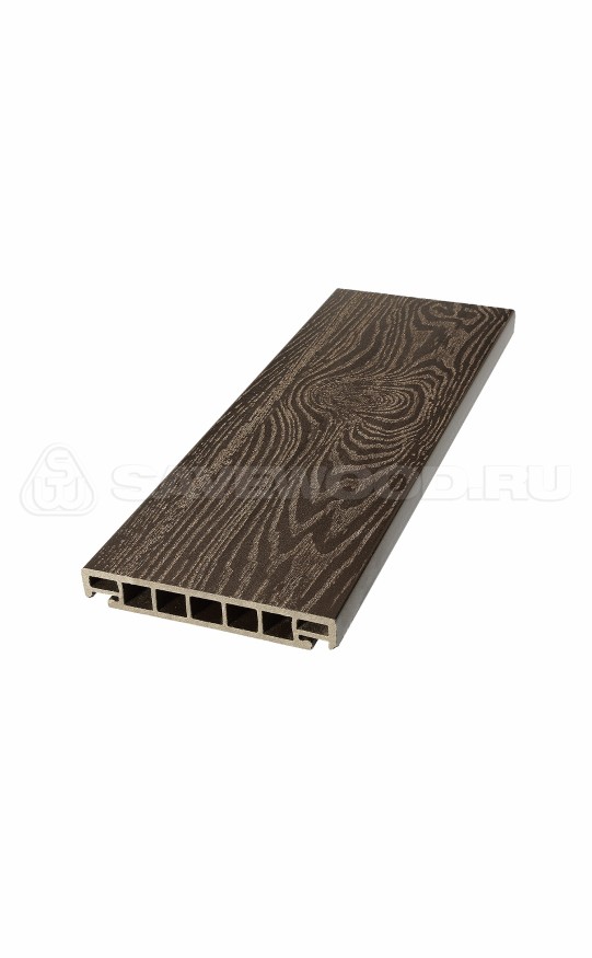 Террасная доска ДПК SaveWood, SW Salix (S) (T), Темно-коричневый купить в Красноярске