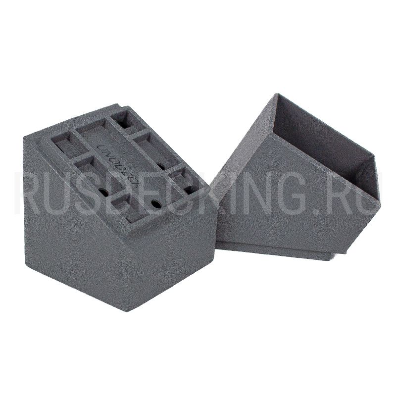 Крепление балясины наклонное RusDecking Unodeck Серый купить в Красноярске