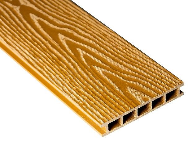 Террасная доска Faynag Premium PINO 3D в цвете Тик из ДПК купить в Красноярске