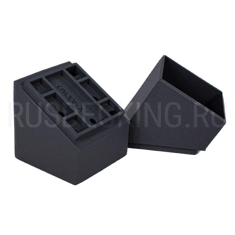 Крепление балясины наклонное RusDecking Unodeck Графит купить в Красноярске