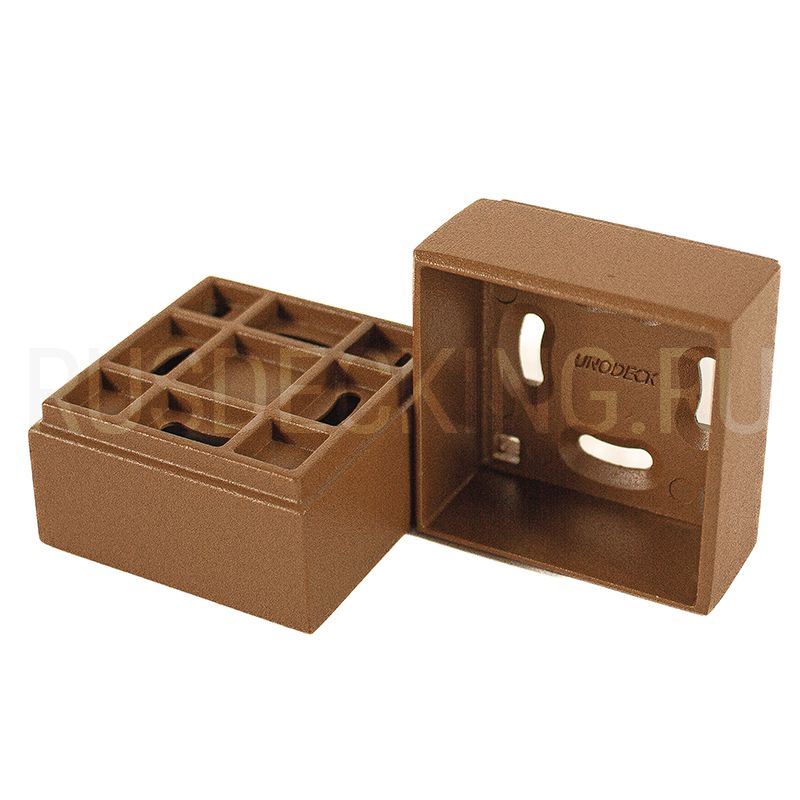 Крепление балясины прямое RusDecking Unodeck Орех купить в Красноярске