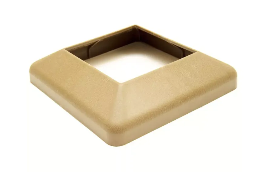 Крышка нижняя ПВХ для столба 125х125 Deckart Орех купить в Красноярске