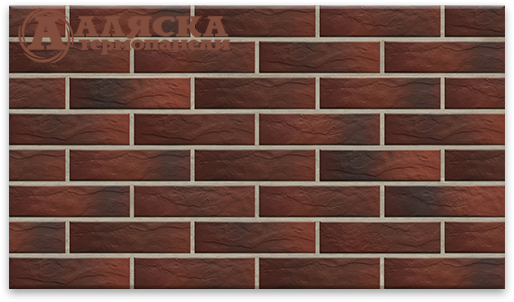 Фасадные термопанели Аляска серия Элевация 12. Cherry rustik купить в Красноярске