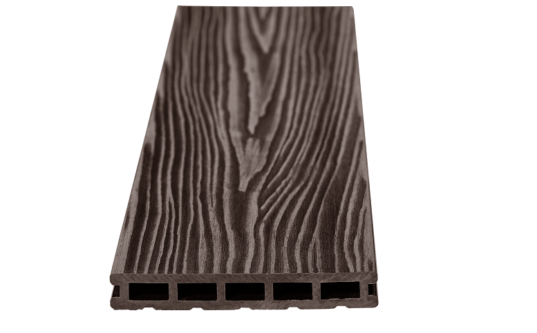 Террасная доска из ДПК RusDecking Unodeck Mogano - Цвет Венге купить в Красноярске