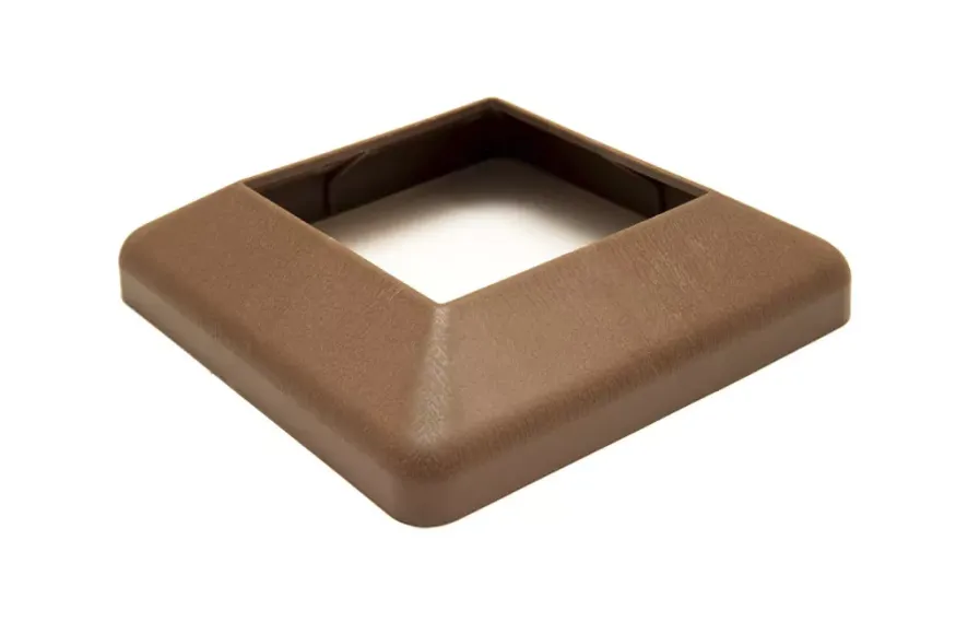 Крышка нижняя ПВХ для столба 125х125 Deckart Шоколад купить в Красноярске