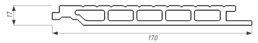 Фасадная панель из ДПК WOODVEX, Select, Вуд купить в Красноярске