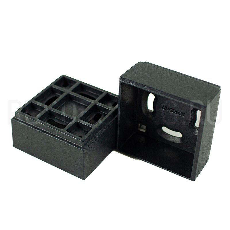 Крепление балясины прямое RusDecking Unodeck Графит купить в Красноярске