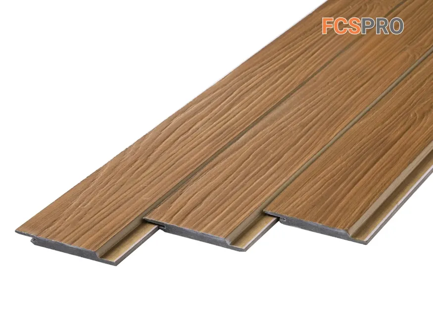 Фиброцементный сайдинг FCSPRO Click Shtil Термо береза купить в Красноярске