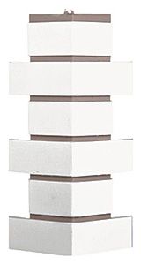 Угол T-Сайдинг, Кирпич Модерн Белый купить в Красноярске