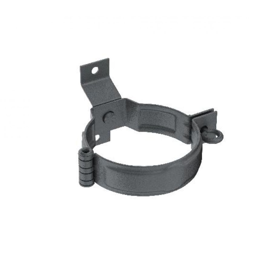 Декоративный хомут для труб с текстурой дерева и крепежом, Aquasystem, RR 23 Маренго матовый 125/90. купить в Красноярске