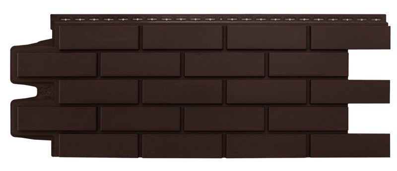 Фасадные панели Grand Line, Клинкерный кирпич Classic, Цвет: Шоколадный купить в Красноярске