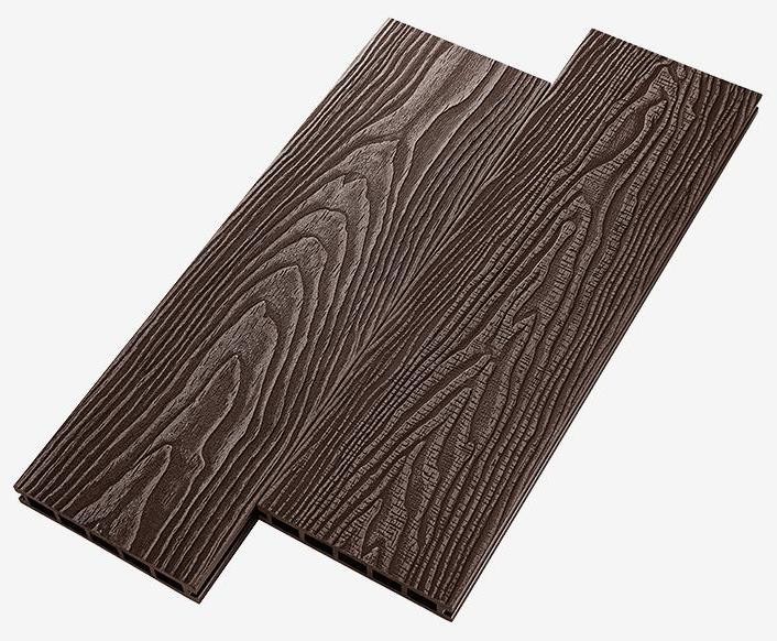 Террасная доска из ДПК RusDecking Unodeck Vintage - Цвет Венге купить в Красноярске