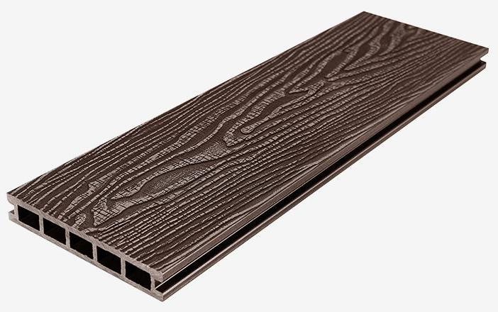 Террасная доска из ДПК RusDecking Unodeck Vintage - Цвет Венге купить в Красноярске