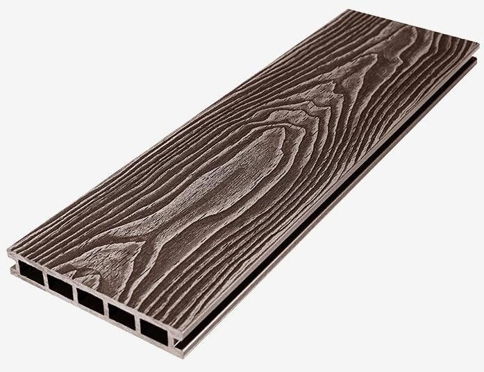 Террасная доска из ДПК RusDecking Unodeck Vintage - Цвет Венге купить в Красноярске