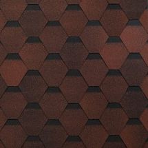 Гибкая черепица Shinglas, Оптима, Красный цвет