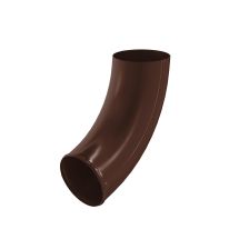 Отвод трубы Aquasystem, PU MATT, RAL 8017 Коричневый 150/100