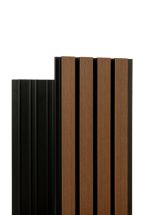 Реечная фасадная панель Ecodecking Скай Коэкструзия Тик