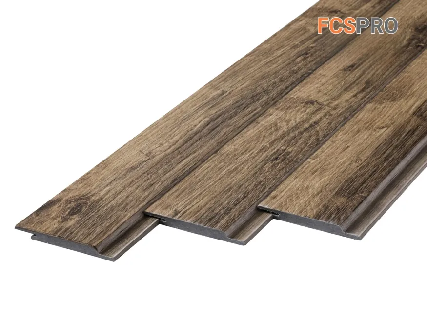 Фиброцементный сайдинг FCSPRO Click Shtil Кедр купить в Красноярске