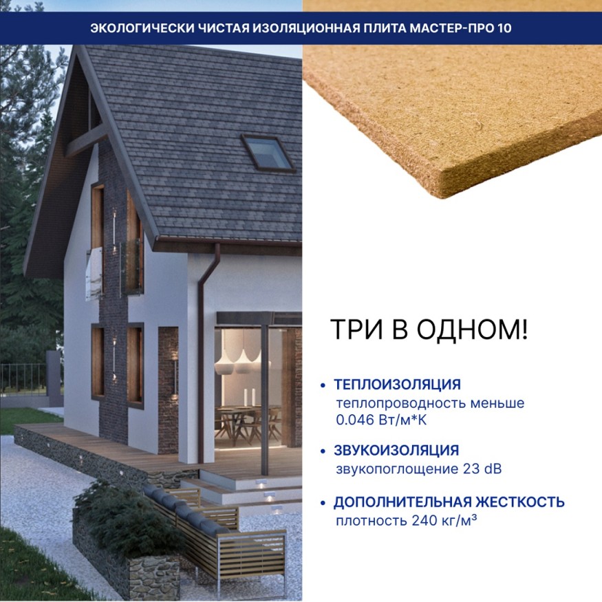 Хвойная звукоизоляция для гипсокартона #ЖИВИГРОМЧЕ! 800x600x12 мм (3,84 м²). купить в Красноярске