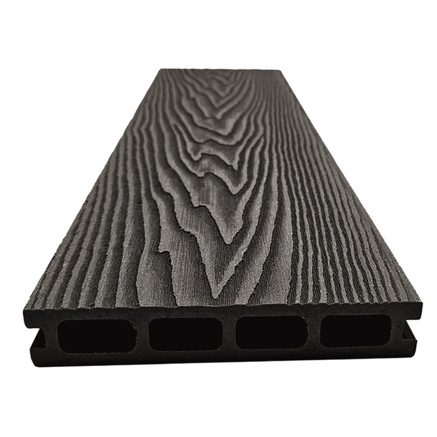Террасная доска ДПК NanoWood 3D Double Антрацит купить в Красноярске