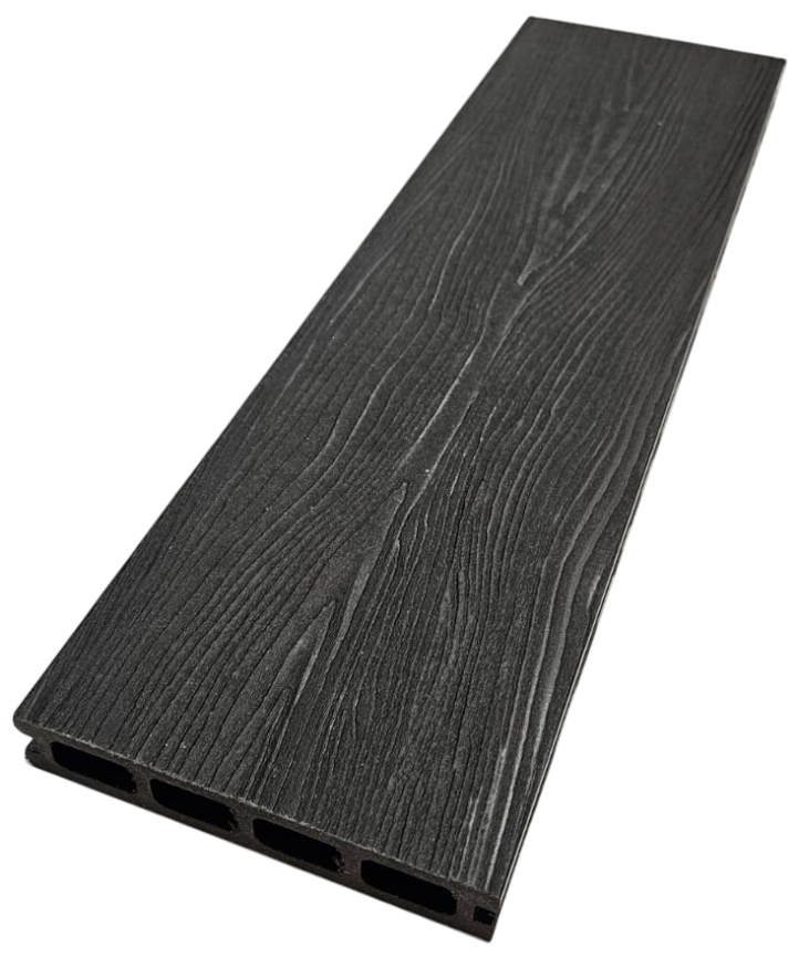 Террасная доска ДПК NanoWood 3D Double Антрацит купить в Красноярске
