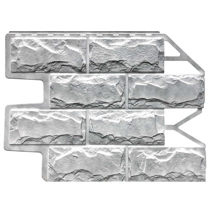 Фасадная панель FineBer Блок, Светло-серый купить в Красноярске