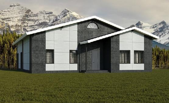 Фиброцементный сайдинг Roofas Board Wood в цвете Антрацит купить в Красноярске