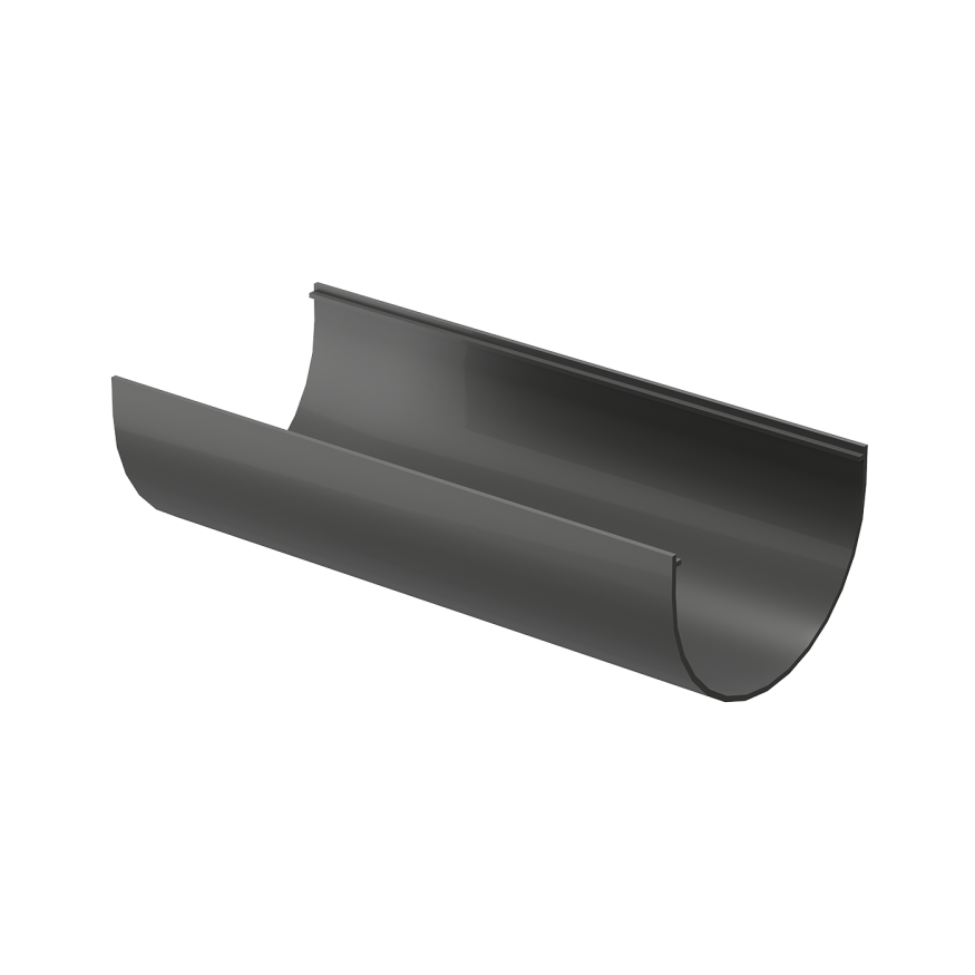 Водосточный желоб 3 м, Docke Standard, Серый цвет купить в Красноярске
