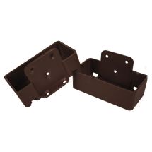 Крепление перил прямое алюминиевое GardenParkett, Венге