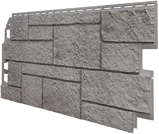 Фасадная панель VOX Sandstone (Сандстоун) светло-серого цвета купить в Красноярске