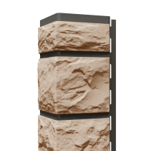 Наружный угол Доломит, Коллекция Доломит премиум, Миндаль