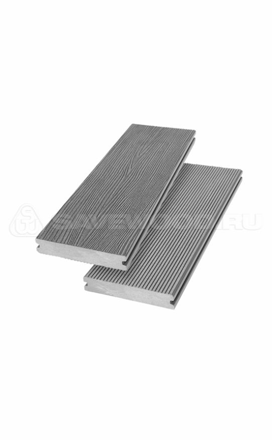 Террасная доска ДПК SaveWood, SW Abies (R), Пепельный купить в Красноярске