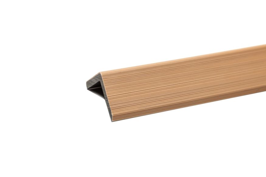 Уголок торцевой Ecodecking Скай коэкструзия Бук купить в Красноярске