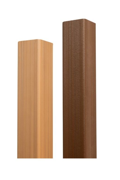 Уголок торцевой Ecodecking Скай коэкструзия Бук купить в Красноярске