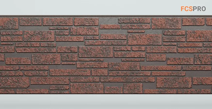 Фиброцементные панели FCS Simple АА1 (под камень) купить в Красноярске