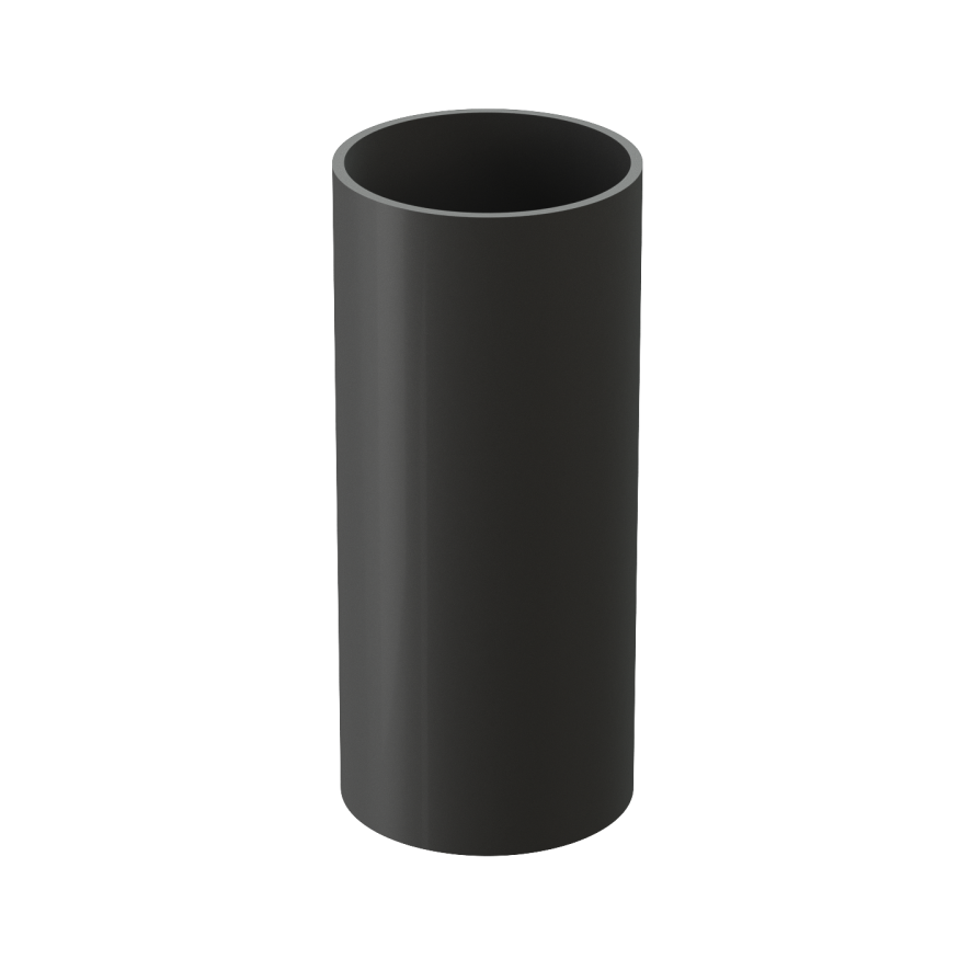 Труба водосточная 3м Docke Lux, Графит купить в Красноярске