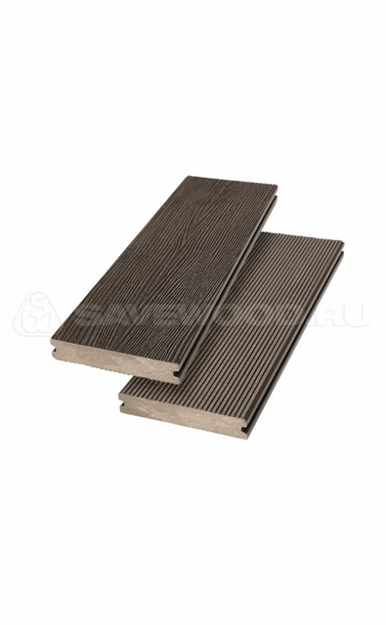 Террасная доска ДПК SaveWood, SW Abies (R), Темно-коричневый купить в Красноярске