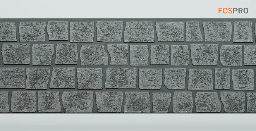 Фиброцементные панели FCS Simple АА2 (под камень) купить в Красноярске