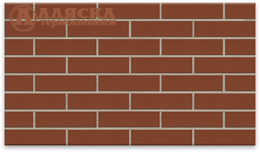 Фасадные термопанели Аляска серия Элевация 07. Rot glatt купить в Красноярске