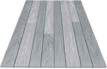 Террасная доска Bruggan Multicolor 140мм Серый