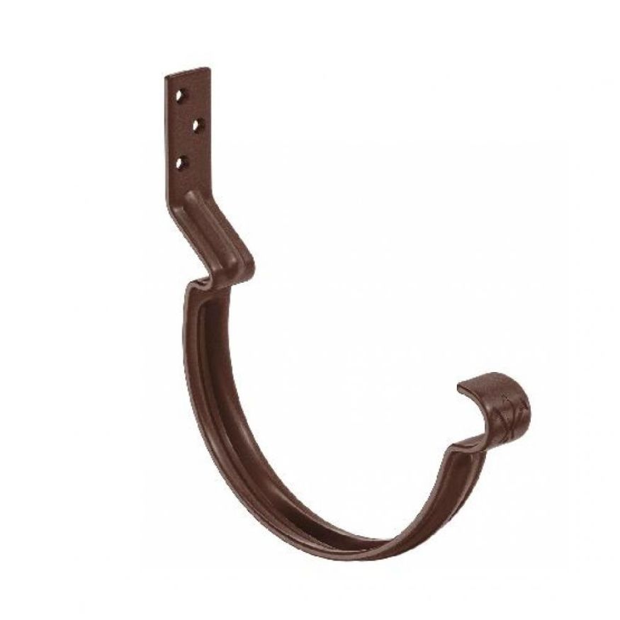 Короткий крюк для крепления желоба Aquasystem, коричневый RAL 8017, размер 125/90. купить в Красноярске